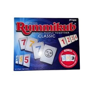 Pressman The Original Rummikub Classic Tile Game Bonus Jokers 2-4 Players